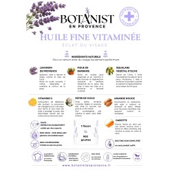 Sérum Éclat du Visage Naturel au Lavandin - BOTANIST EN PROVENCE